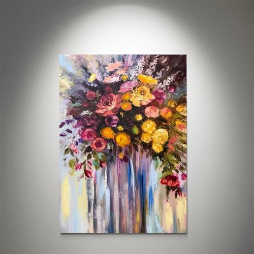 GADGETS WRAP Canvas Gallery Wrap Framed for Home Office Studio Living Room Decoration (11x17inch) - Dazzling Bouquet