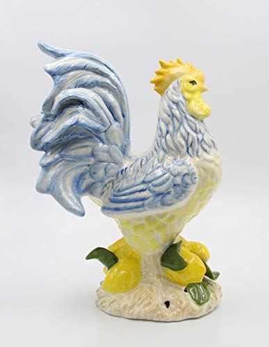 Cosmos Gifts Lemon Hill Rooster Figurine, Multicolored