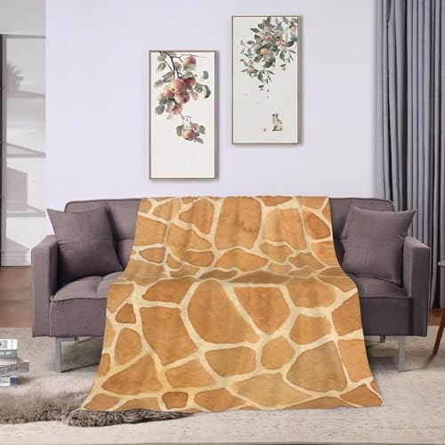 Jongen en Meisje Print Throw Blanket Wild Dot Fur Safari Throws Blanket Kids Soft Microfiber Large Blanket Decor Gifts