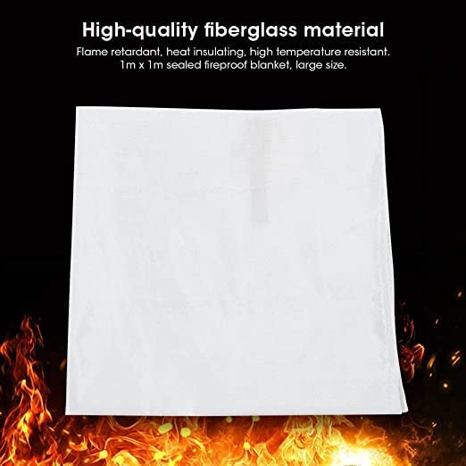 Fire Blankets for Industries Hotels Kitchen Camping Home Flame Retardant Fiber Glass Material Fire Suppression Blanket