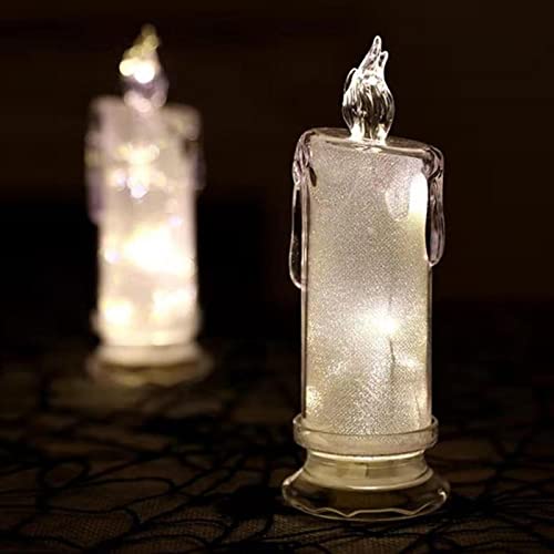 ATORSE® Led Electronic Candle Flameless Romantic Creative for Christmas 5Cmx16Cm