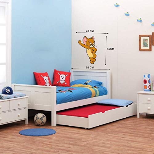 Cute Mouse Self Adhesive VinylWaterproof Decorative Wall Stickers for Hall, Bedroom, Kitchen and Furniture