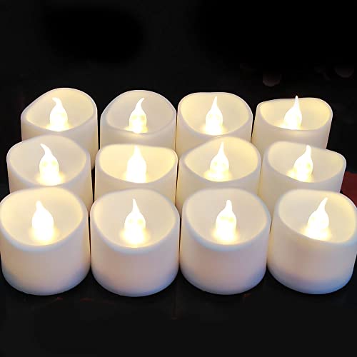 12 Pack Votive Candles with Timer