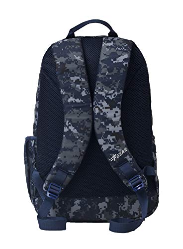 F Gear Raider Military Navy 30L |Stylish Trendy School College Tuition Travel Backpack with Raincover|3 Big Compartments|Padding at the Back Panel and Shoulder Straps |Made in India|1 year warranty