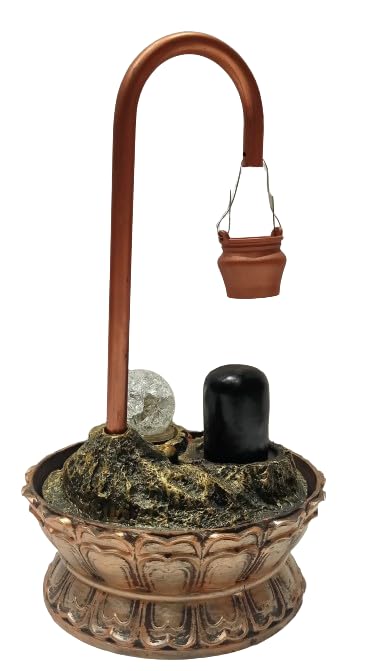 Showkeen Store Small Water Falls shivlinga/nature Height 7.5" Width5.5 Length 4" Inch