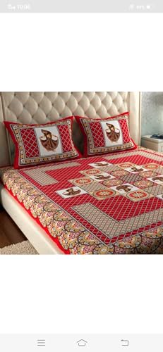 Narmada prints 144TC Double Cotton Bedsheet