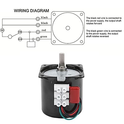 Ubersweet® Permanent Magnet Motor, Slow Motor Speed Reduction for Industry for Home(80rpm/min)'||