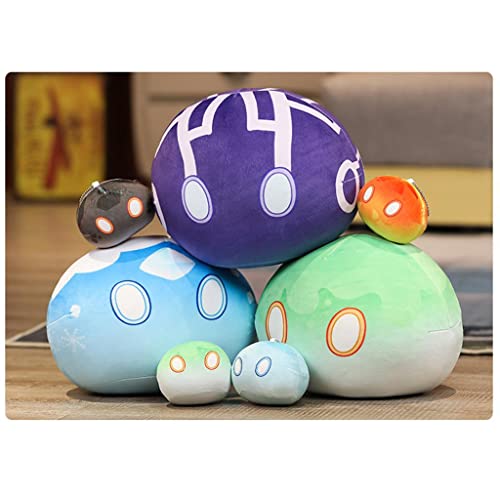 CALANDIS® 11.8 Inch Slime Doll Cushion Cute Cartoon Leaning On Car for Gamer and Kid Thunder Slime 10Cm