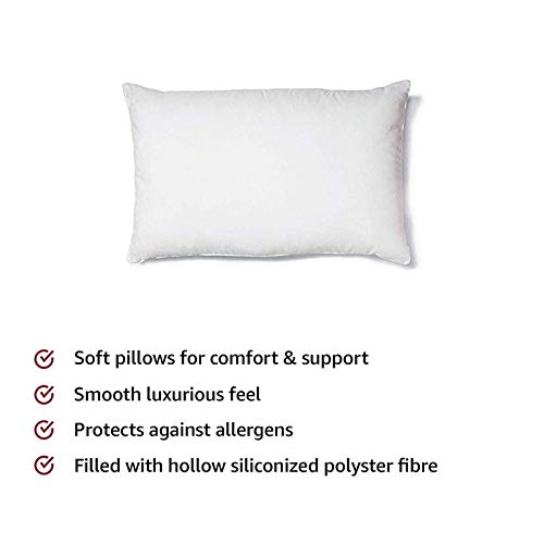 Shilpi Impex Microfibre filled 16'' X 24 '' Pillows for Sleeping Set of 5