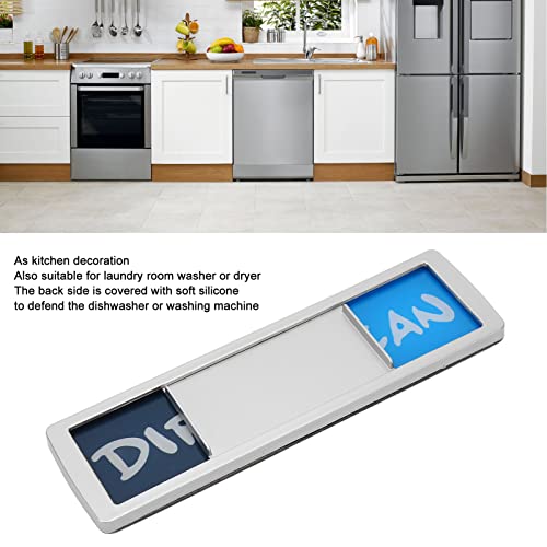 Ubersweet® Dishwasher Sign, Dishwasher Magnet Clean Dirty Sign ABS Widely Used Practical for Kitchen (A)