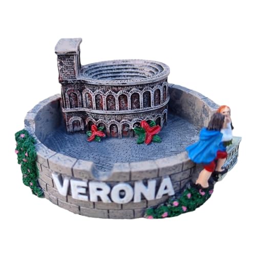 LR DECOR BAZAAR Roman Colosseum Decor Ashtray Art Crafts Sculpture for Home Desktop Tabletop