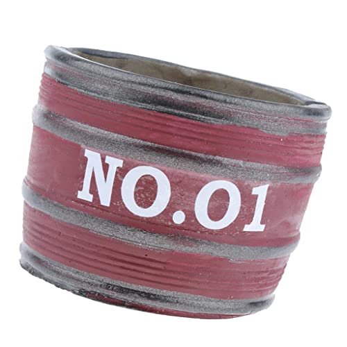LOOM TREE® Leopard Print Creative Solid Ashtrays Round Thailand Style Ashtrays Red | 1 Piece Decorative Ashtray