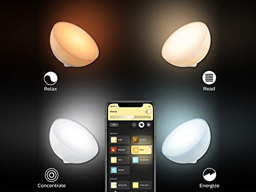 Philips Hue Go Smart Light Compatible with Amazon Alexa, Apple HomeKit, and The Google Assistant(White,Pack of 1)