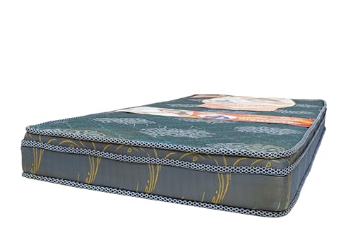 NIGHT CARE Fressio 4" HDPE Comfort Mattress | Dual Side Quilt 16mm || Soft & Firm Support || Dual Reversible Mattress || 2" High Resilience Foam || HD Mattress for Back Pain Relief (70x72x4cm)