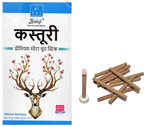 BALAJI KASTURI Premium DHOOP Sticks (10 Sticks Each) (6)