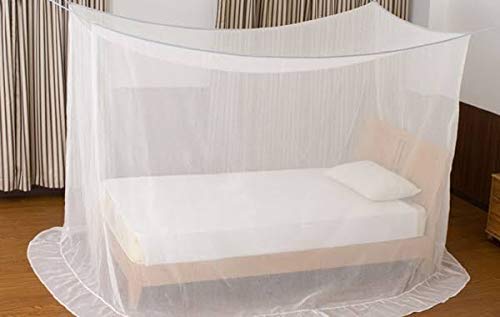 Divayanshi Mosquito Net for King Size Single Bed (Polycotton, 4 * 6.5 FT, White)