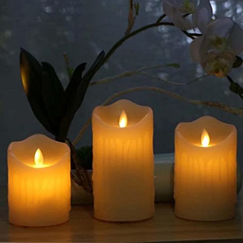 SAZ DEKOR Tea Light Flameless LED Candle Flickering Battery Christmas Wedding Home M