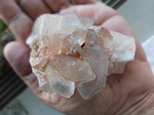 CrystalXpress Himalayan Phantom Quartz Cluster Double Terminated