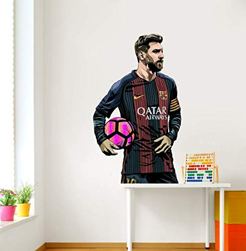 DivineDesigns™ Barcelona Captain Sticker | Wall Sticker for Living Room/Bedroom/Office and All Decorative Stickers