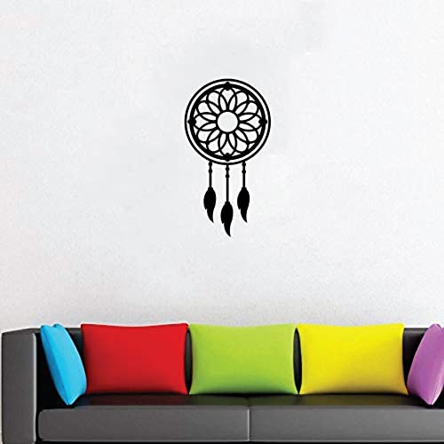 VVWV Dream Catcher Wall Stickers for Living Kids Girls Boys Bedroom Home & Kitchen Hall Wall Vinyl Decor L x H 40 x 70 Cms