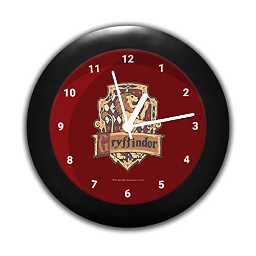 MC SID RAZZ- -Harry Potter Gryffindor Table Clock New | Table Clocks Desk Clock | Table Clock for Home Decor |Table Clock (with Numbers) for Office- Official Licensed by Warner Bros, USA