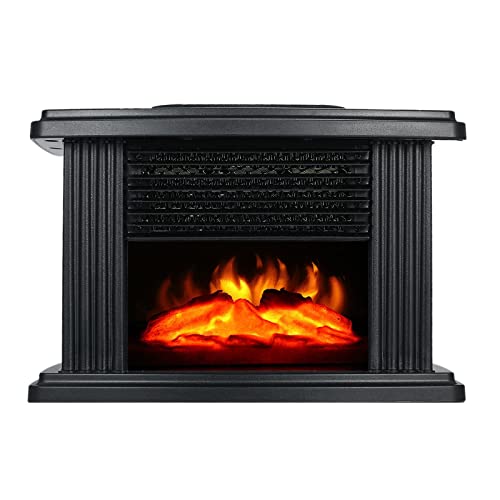 bnf® Compact Electric Fireplace Indoor 1000W with 3D Flame Effect Tabletop Space | Home Improvement | Heating Cooling & Air | Fireplaces & Stoves | Fireplaces