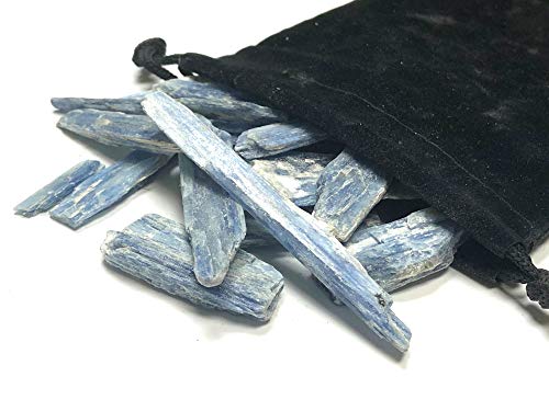 Zentron Crystal Collection: 1 Pound Rough Natural Blue Kyanite Stones