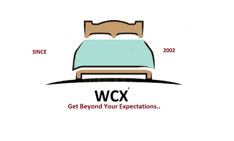 WCX Cotton Mattress Cover for Double Bed with Zip/Chain 72x78x5, double bed mattress cover