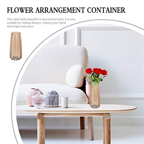 Artibetter Simple Style Glass Flower Vase Flower Arrangement Container Home Decoration