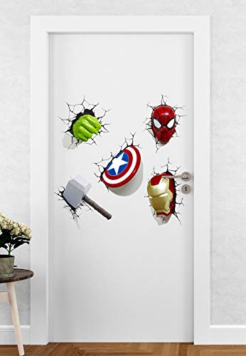 DivineDesigns™ Avengers Tools Door Sticker | Sticker for Living Room, Bedroom, Office (Vinyl, Standard, Multicolour)