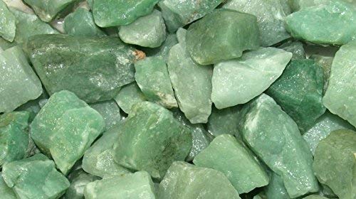 Zentron Crystal Collection: 1 Pound Natural Rough Green Aventurine Stones