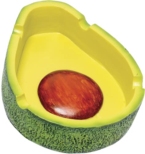 SnowTree - Cool Ashtrays for Weed & Tobacco - Cute Novelty Avocado Fruit Ashtray - Funny Ash Tray Sets for Smokers - Great Weed Gifts for Women & Men- Fancy Fruit Emoji Smoking Accessories