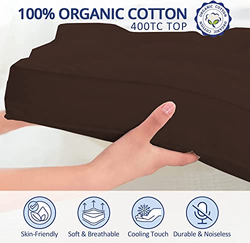 Tundwal's 800 GSM Super Soft Microfiber Mattress Topper/Padding for Soft and Comfortable Sleep -Brown-(Queen Size, 60"x78"inch, 5ft x 6.5ft)