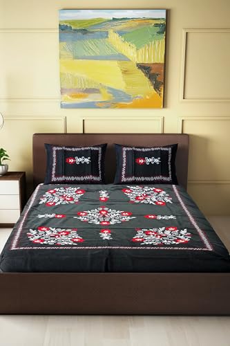 Kashmiri Work Handcrafted bedsheet KH8848