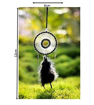 Daedal dream catchers-Tiny Touch(White and Black) DDC67BWB L*B*D(in cm)= 12 * 6 * 1