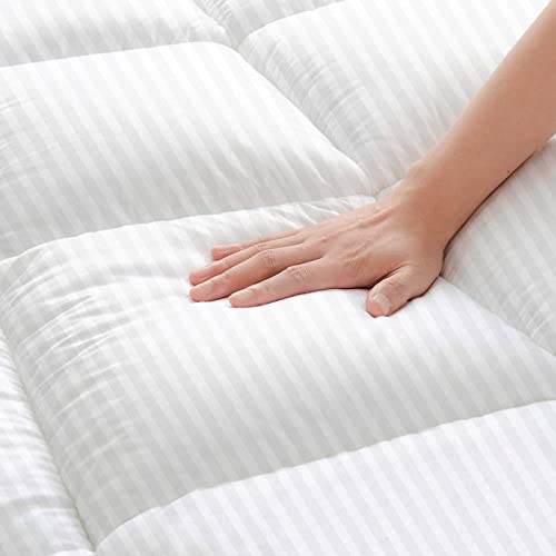 Dashing Fabrics Very Soft Microfiber Topper Mattress, Single-(36" x72), (White)