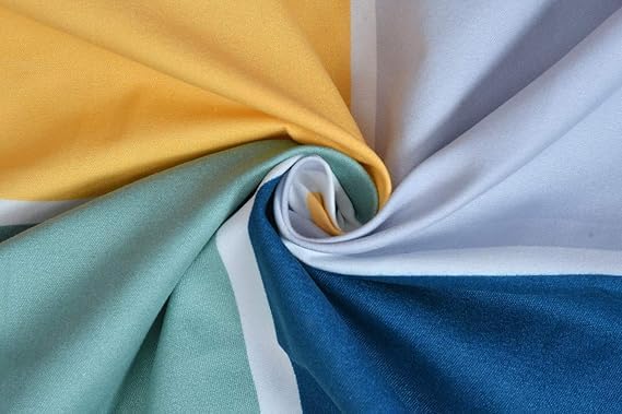 TIB Glace Cotton All Around Elastic Fitted Bedsheets for Double Bed | Bedsheet for Queen Size Bed with 2 Pillow Covers (60x78x8 Inch or 152x198x20 cm) Box Multi