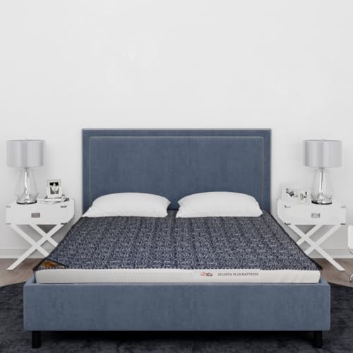 Sunsleep Celestia 6 Inch Mattress, King Size, 78x72x 6inch, Medium Firm, Ideal for Back Pain Relief, 6-Year Warranty