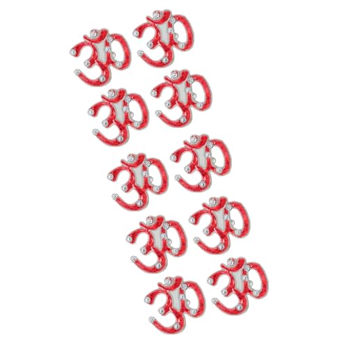 Kabello Diwali Decoration Om Stickers for Good Luck (Set of 10)