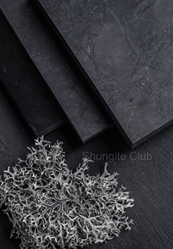 Shungite Club Healing unpolished shungite Tile 100x60x12 mm