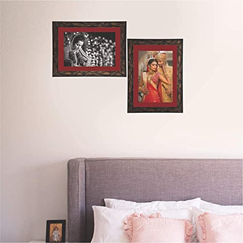 Cheval Glasses Photo Frame with Glass Square Spotted Size 16 X 20 Inches