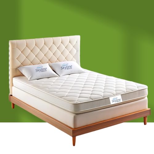 Skyline Orthopeadic Mattress | Doctor Recommend Mattress | 5 Years Replacement Warrenty | Super Soft Foam,American Knitted Cloth| (72x72x5 inches, King)