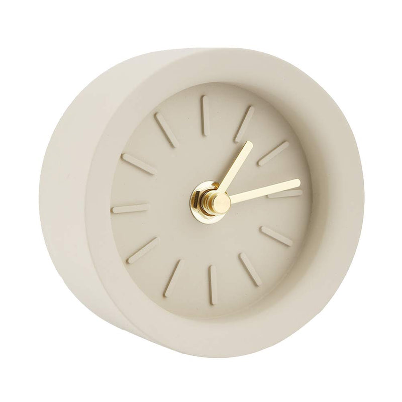 Concrete Clock, Ultra-Silence Technology Thickened Material Table Clock for Office for Kitchen