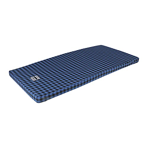 COLOFLY Blue & Black 3 inch Soft Pu Foam Mattress