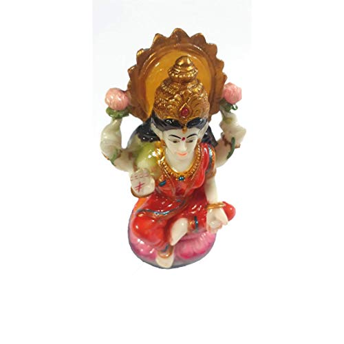 Unique Indian Crafts Marble Handmade Lord Laxmi