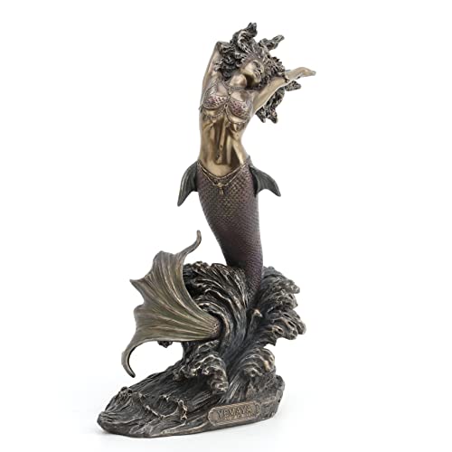 Veronese Design Ocean Goddess Yemaya Mother of The Seas Bronze Finish Statue