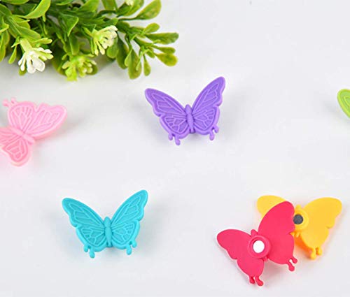 Decorative Refrigerator Magnets, Perfect Fridge Magnets for House Office Personal Use (12Pcs Butterfly)