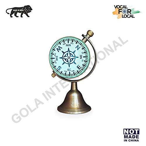 Gola International Smiths 8 Days Half Moon Desk Clock Table Accessories Royal Look Antique Watch