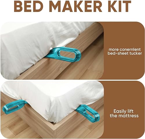 Leawall Mattress Lifter Tool, Bedsheet Tucker Tool,Bedsheet Mattress Lifter Stand,Bed Lifter Helps Lift and Hold Mattress Wedge Elevator Tool,Bed Making Tool Can Tuck Sheets(1 Pc,multicolor)