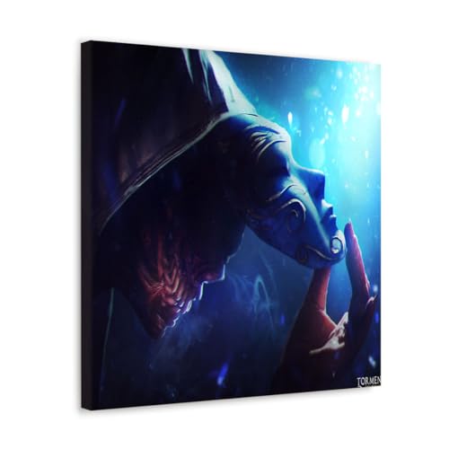 GADGETS WRAP Canvas Gallery Wrap Framed for Home Office Studio Living Room Decoration (17x17inch) - Tides Of Numenera 1